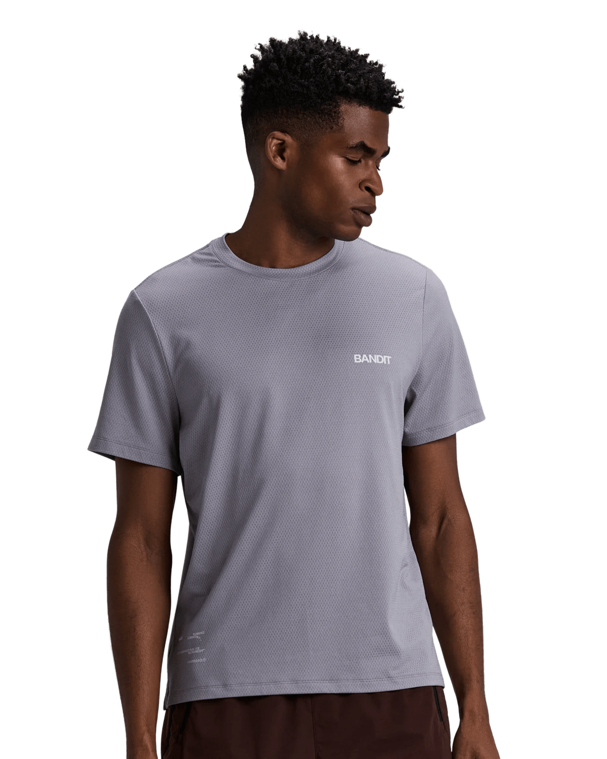 Bandit Men's Micromesh™ Run Tee – Violet Fog - Interval Running