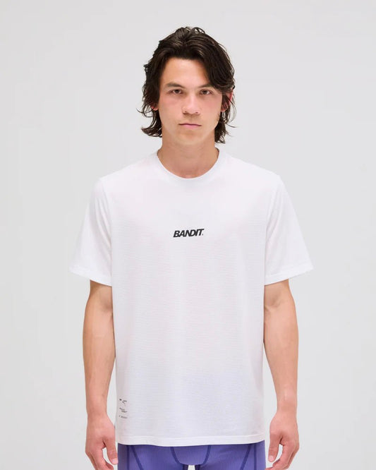 Bandit Men's Micromesh™ Run Tee - White - Interval Running