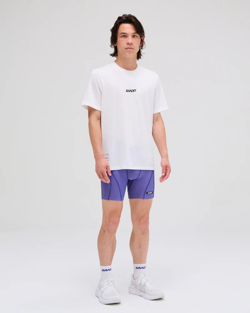 Bandit Men's Micromesh™ Run Tee - White - Interval Running
