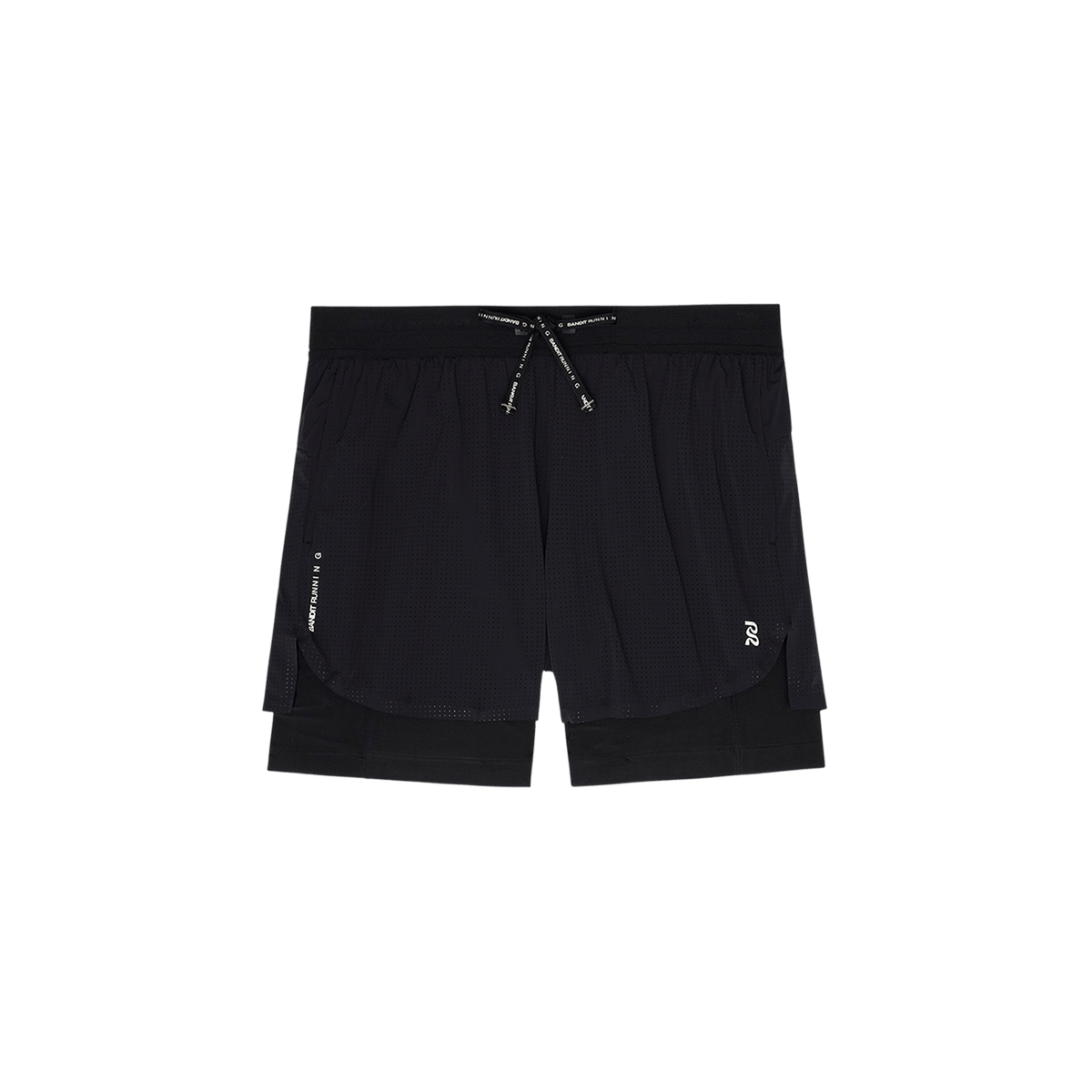 Bandit Men's Next Gen Vento™ 2-In-1 Run Short – Black - Interval Running