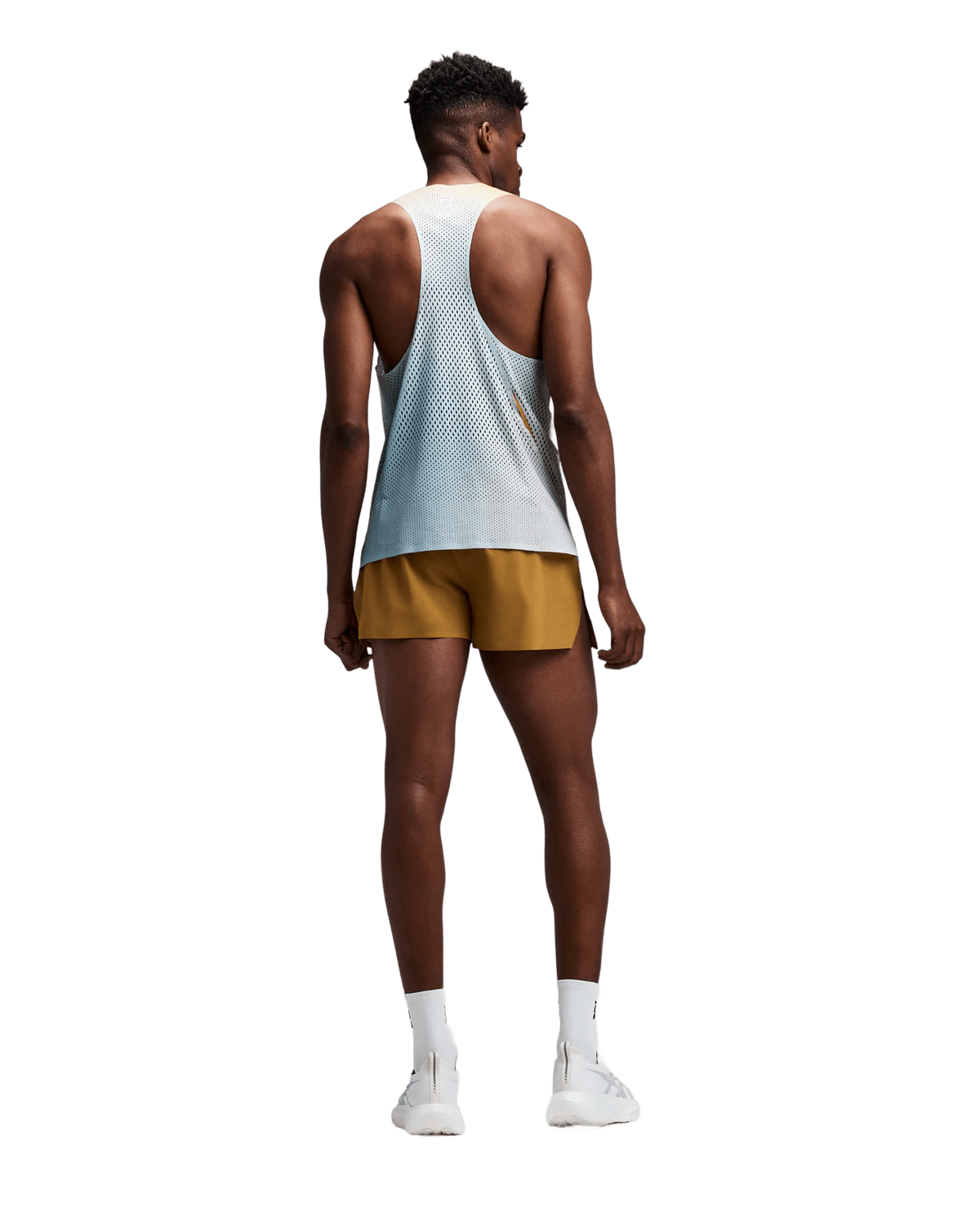Bandit Men's Shredder™ Race Singlet with Flopack™ - Lagoon Multi - Interval Running