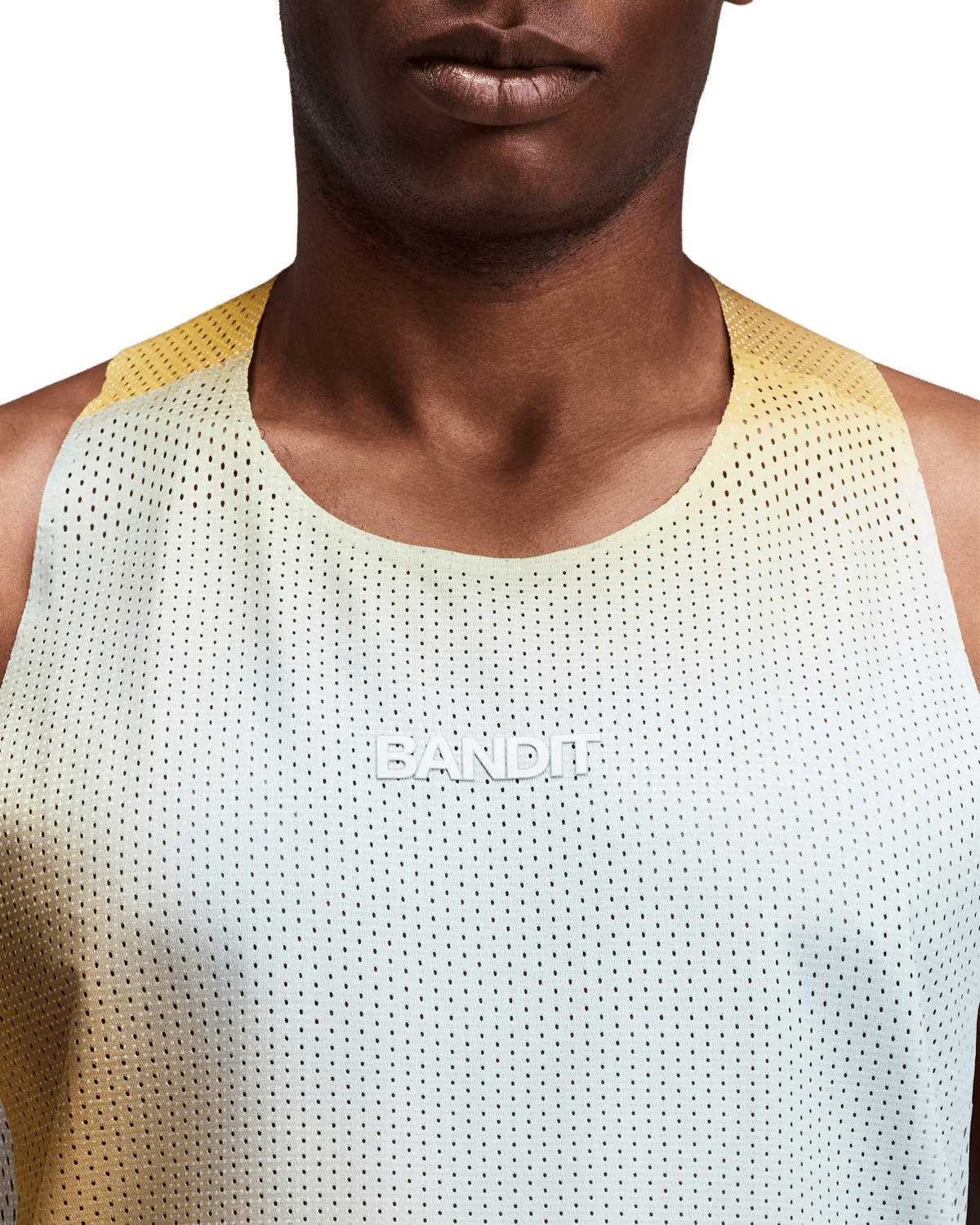 Bandit Men's Shredder™ Race Singlet with Flopack™ - Lagoon Multi - Interval Running