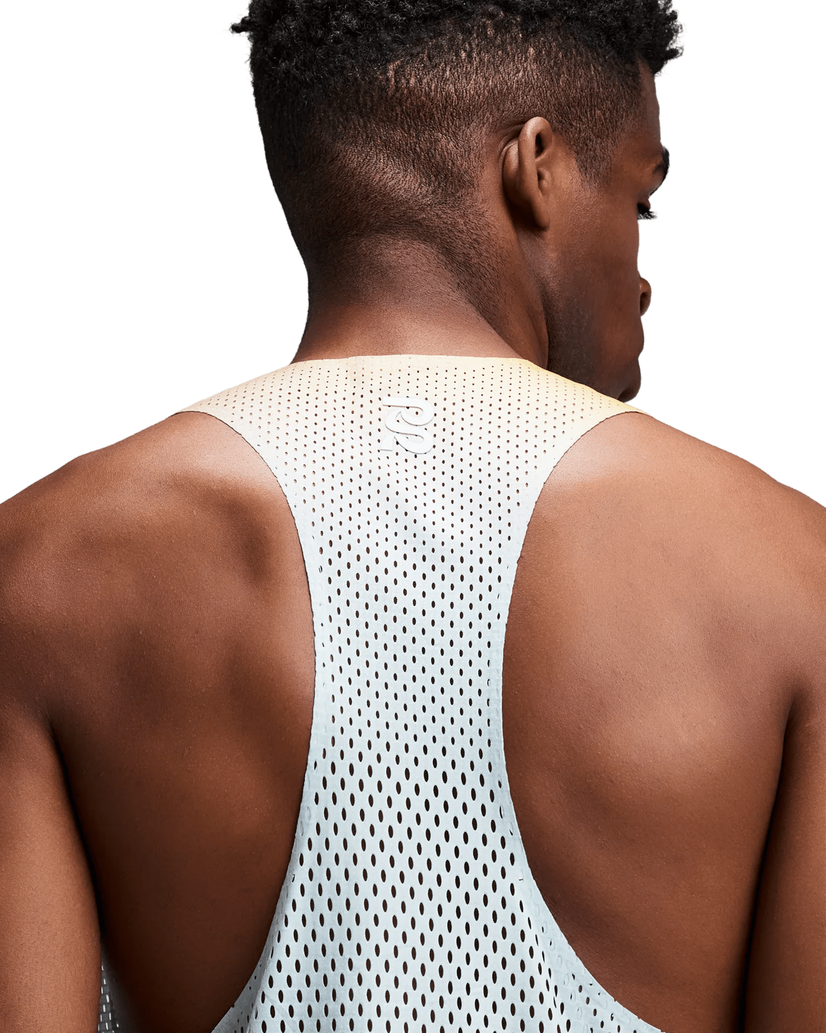 Bandit Men's Shredder™ Race Singlet with Flopack™ - Lagoon Multi - Interval Running
