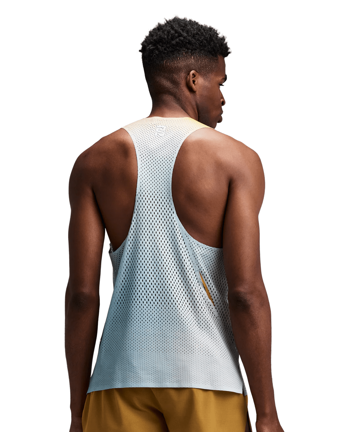 Bandit Men's Shredder™ Race Singlet with Flopack™ - Lagoon Multi - Interval Running