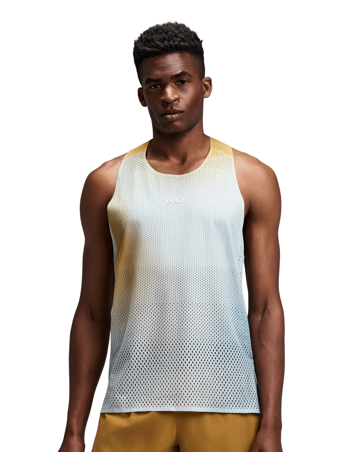 Bandit Men's Shredder™ Race Singlet with Flopack™ - Lagoon Multi - Interval Running