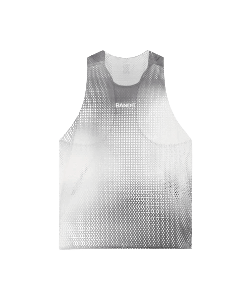Bandit Men's Shredder™ Race Singlet with Flopack™ - Slate Multi - Interval Running