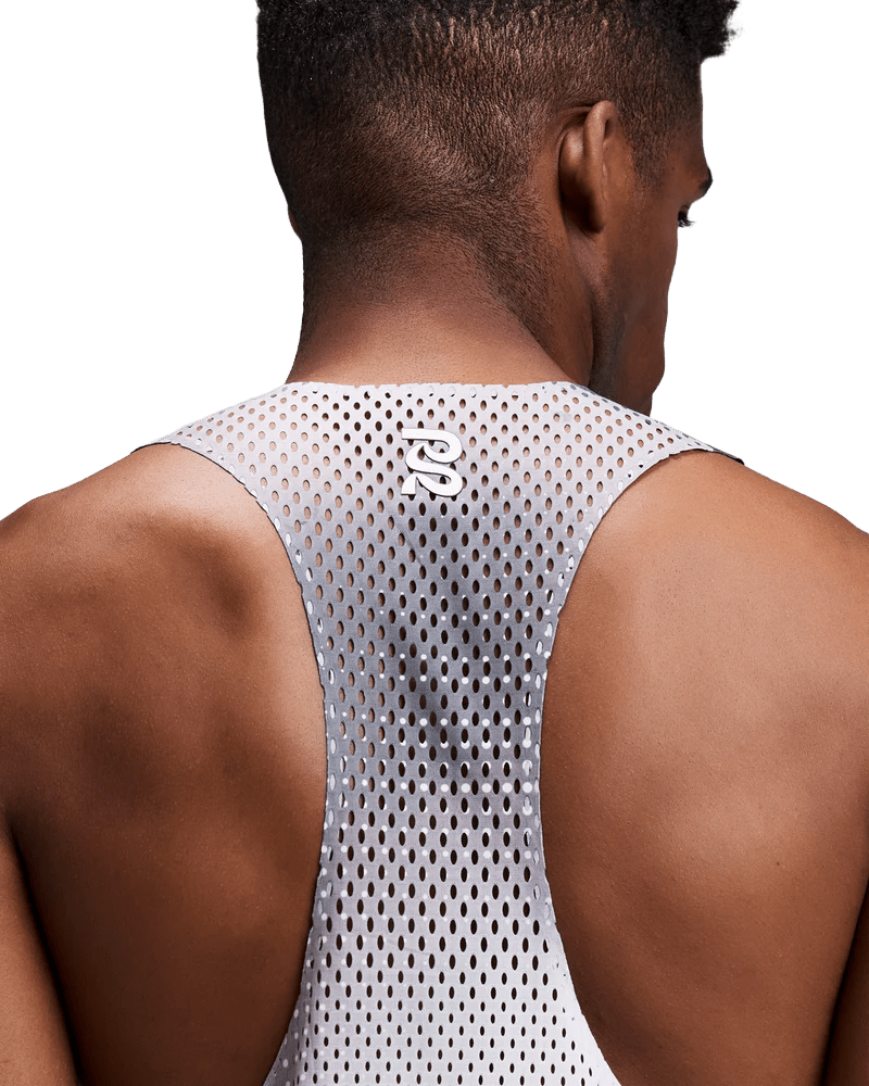 Bandit Men's Shredder™ Race Singlet with Flopack™ - Slate Multi - Interval Running