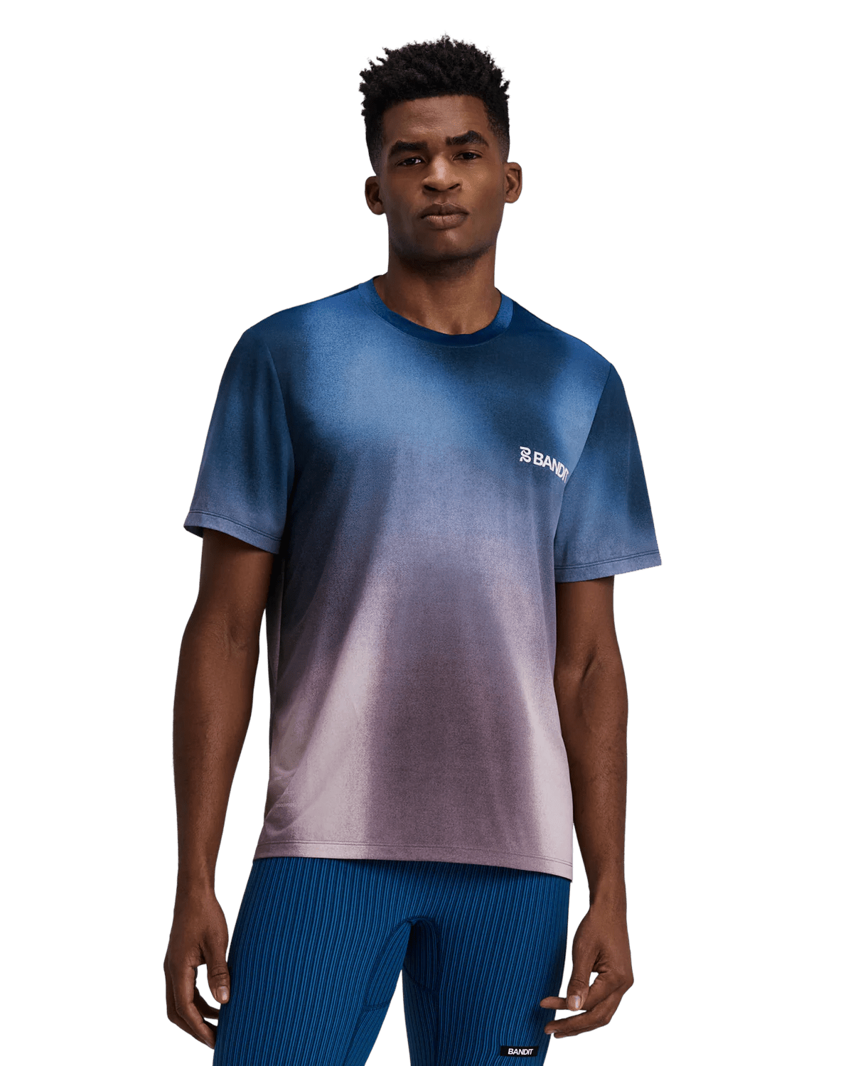 Bandit Men's Specter™ Performance Tee – Flow State Aegean Multi - Interval Running
