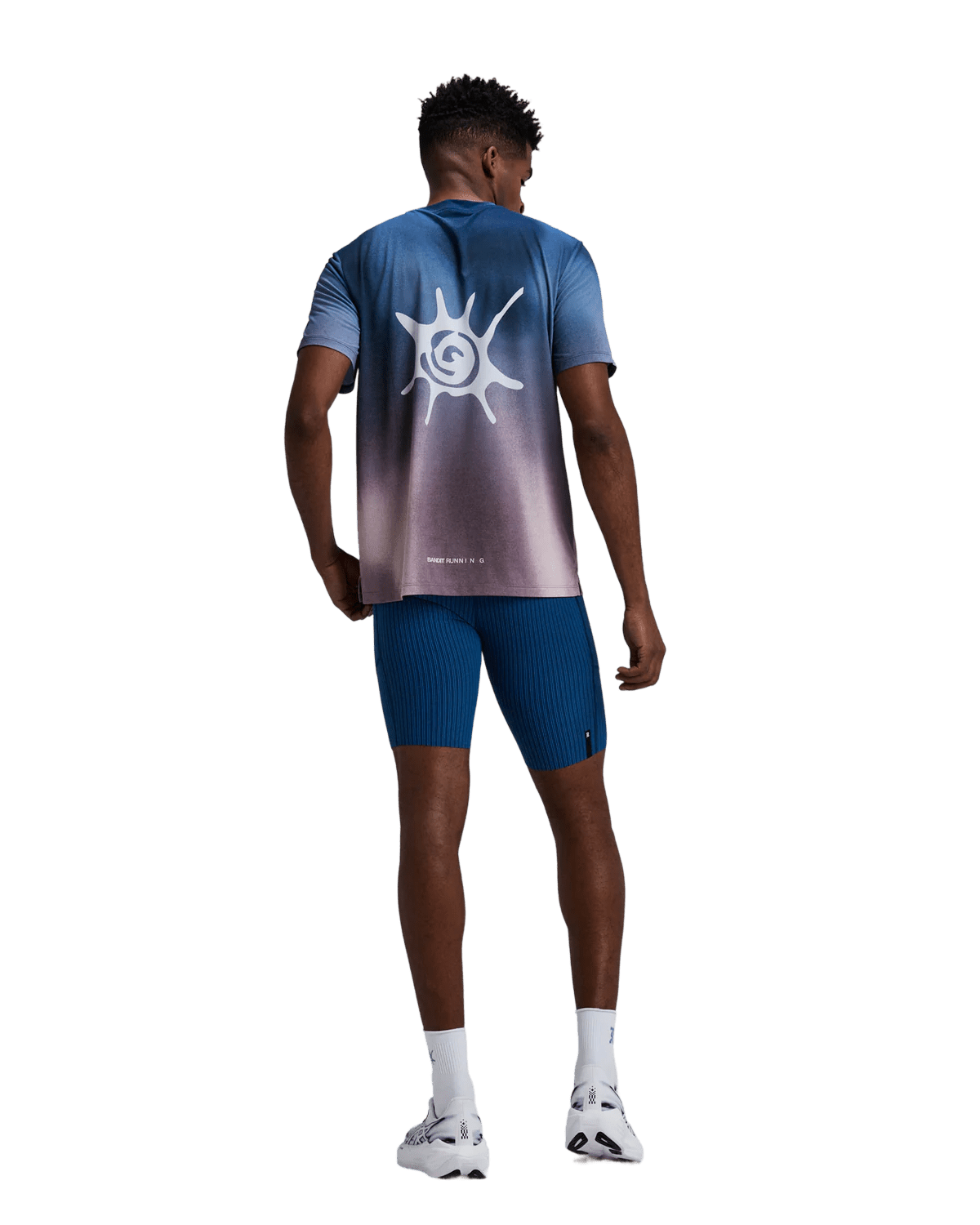 Bandit Men's Specter™ Performance Tee – Flow State Aegean Multi - Interval Running