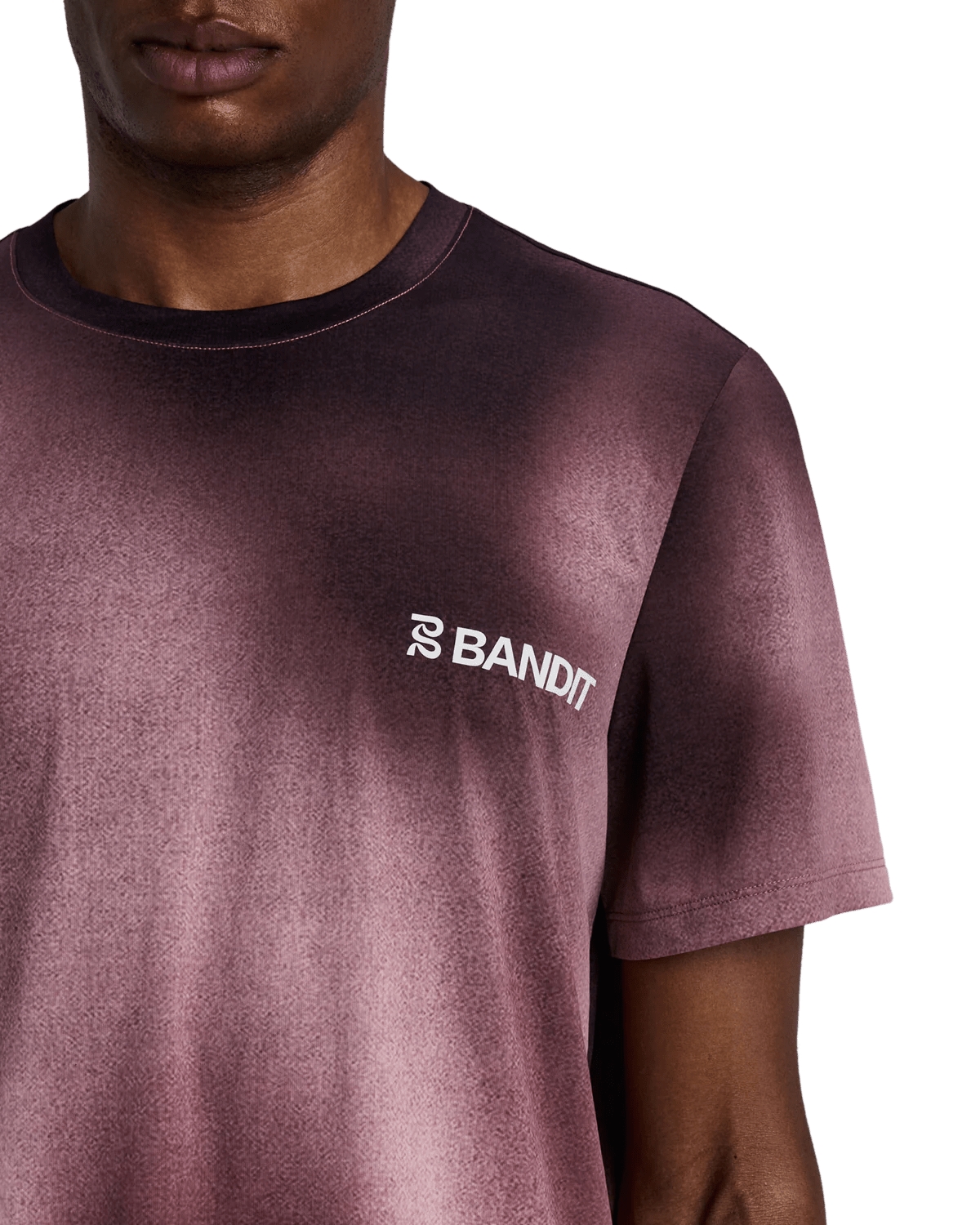 Bandit Men's Specter™ Performance Tee – Flow State Mahogany Multi - Interval Running