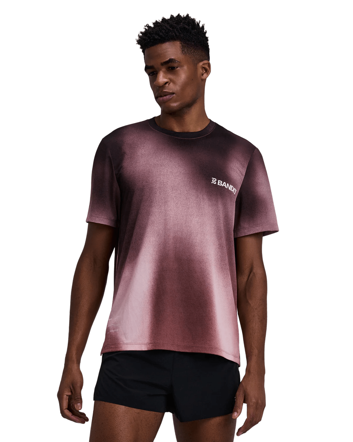 Bandit Men's Specter™ Performance Tee – Flow State Mahogany Multi - Interval Running