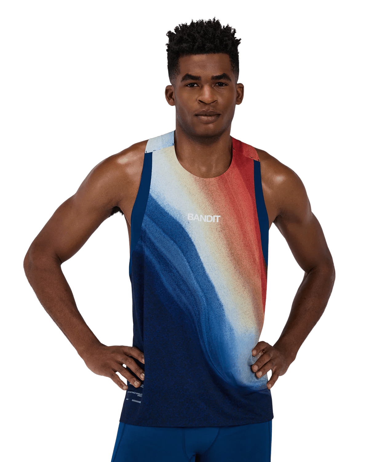 Bandit Men's Specter™ Race Singlet - Thermal Field Rusted Apricot - Interval Running