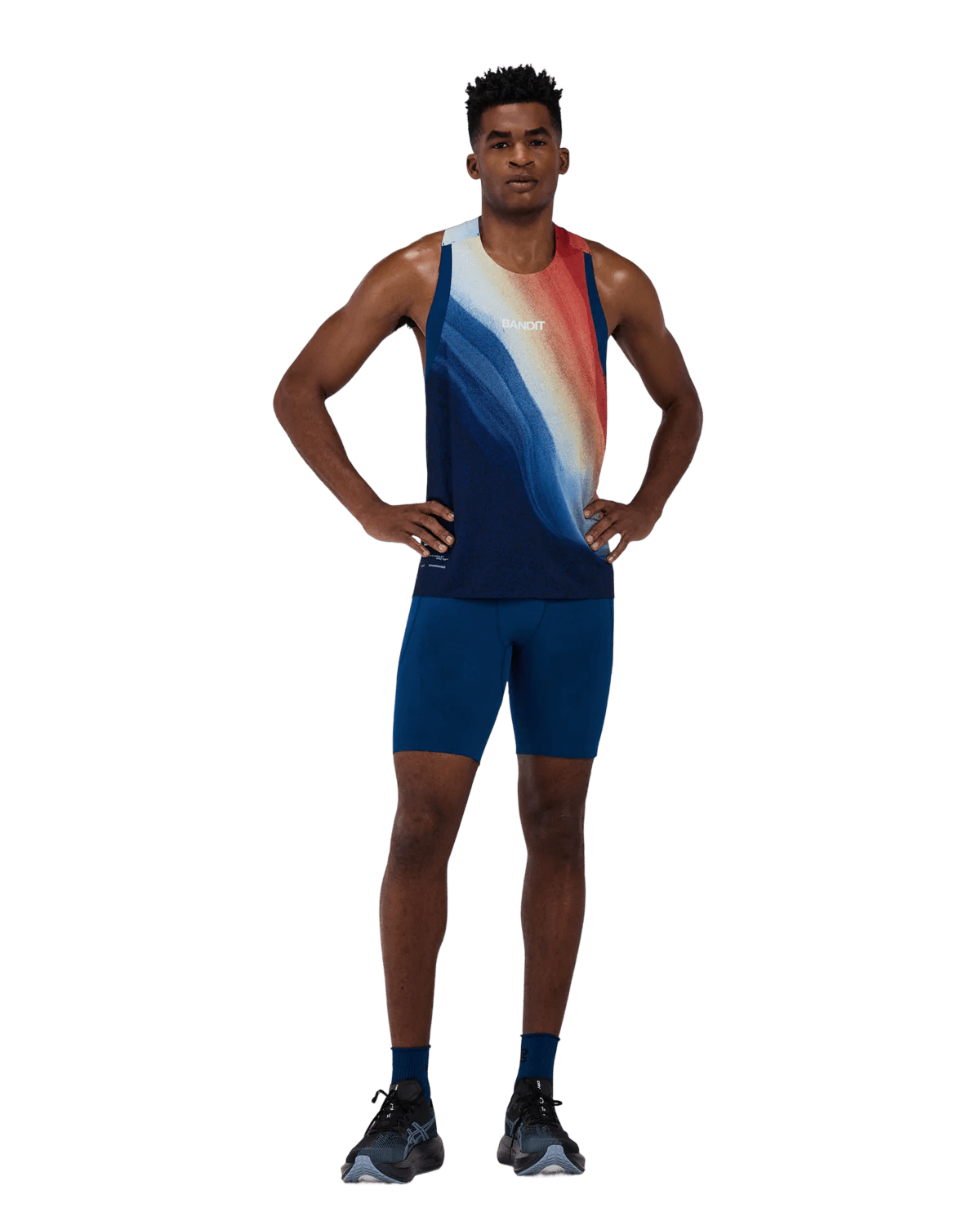 Bandit Men's Specter™ Race Singlet - Thermal Field Rusted Apricot - Interval Running