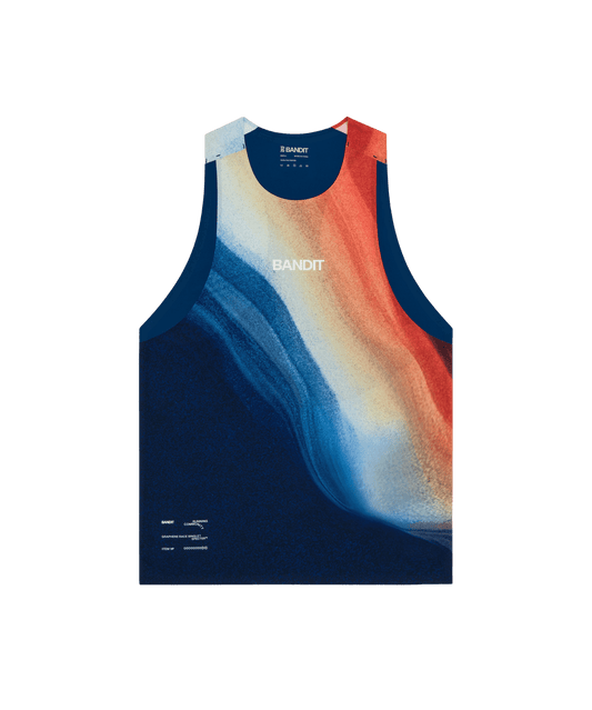 Bandit Men's Specter™ Race Singlet - Thermal Field Rusted Apricot - Interval Running