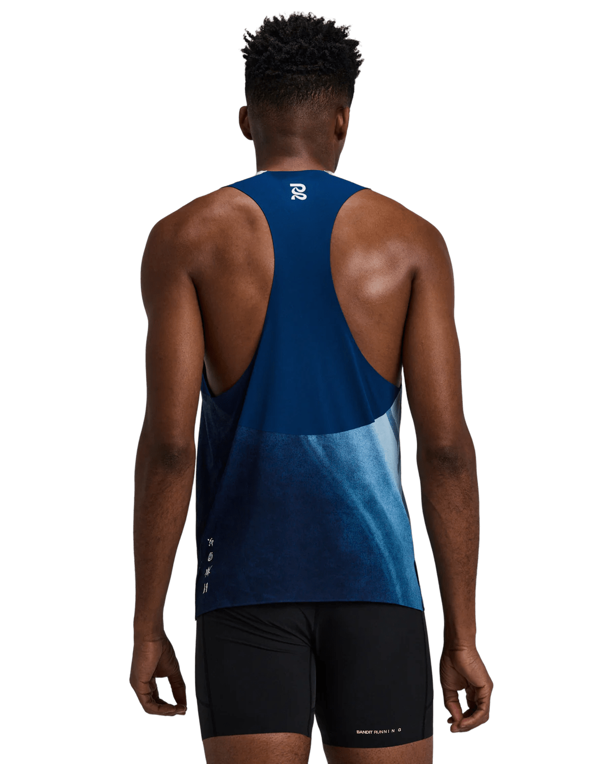 Bandit Men's Specter™ Race Singlet - Undertow Ink Blue - Interval Running