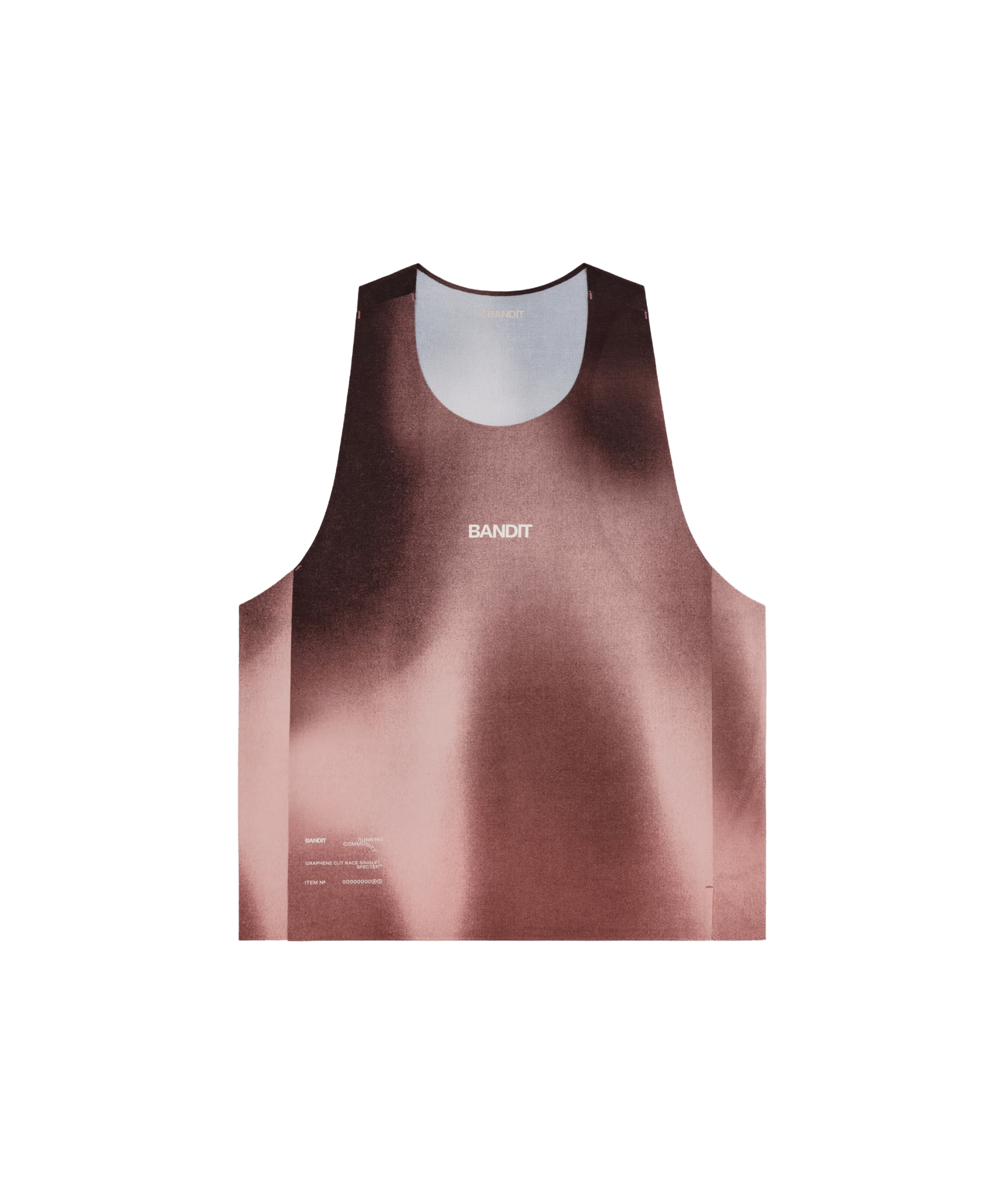 Bandit Men's Specter™ Shorty Race Singlet - Flow State Mahogany Multi - Interval Running