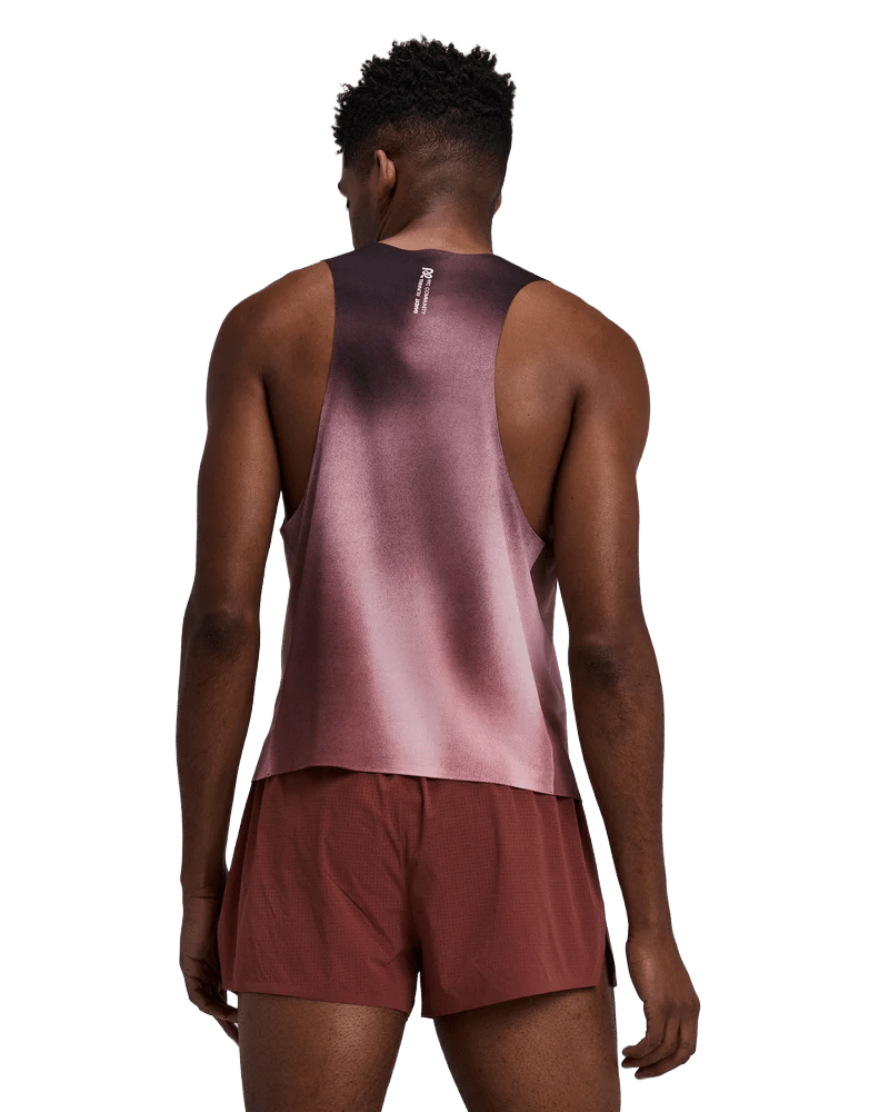 Bandit Men's Specter™ Shorty Race Singlet - Flow State Mahogany Multi - Interval Running