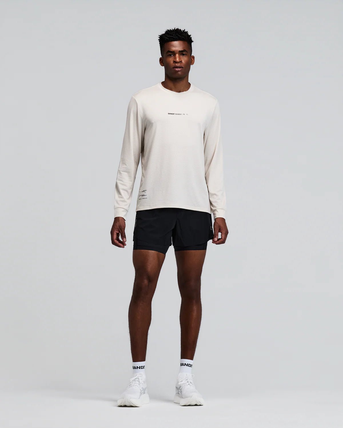 Bandit Men's Vento™ 2 - In - 1 Run Short - Black - Interval Running