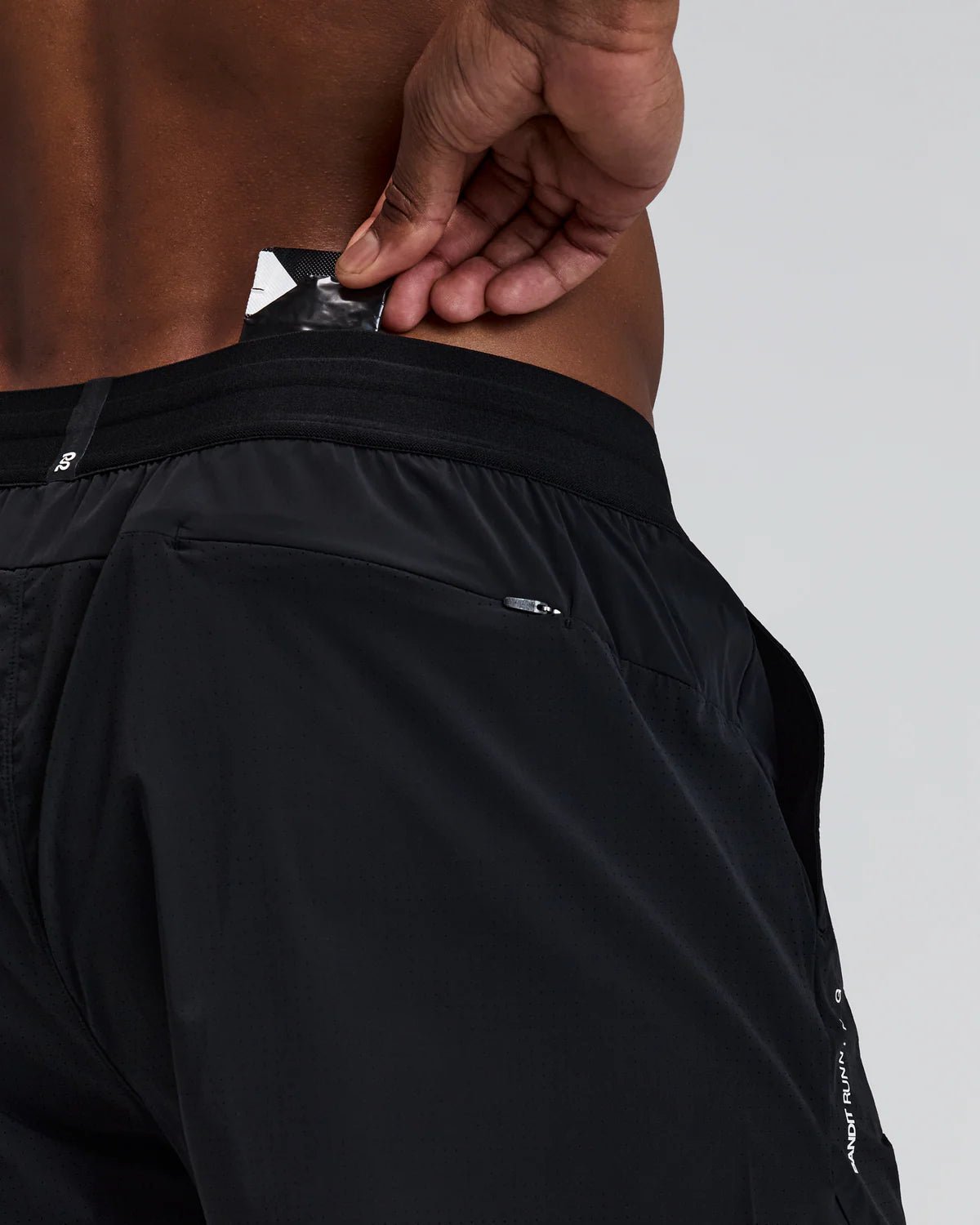Bandit Men's Vento™ 2 - In - 1 Run Short - Black - Interval Running