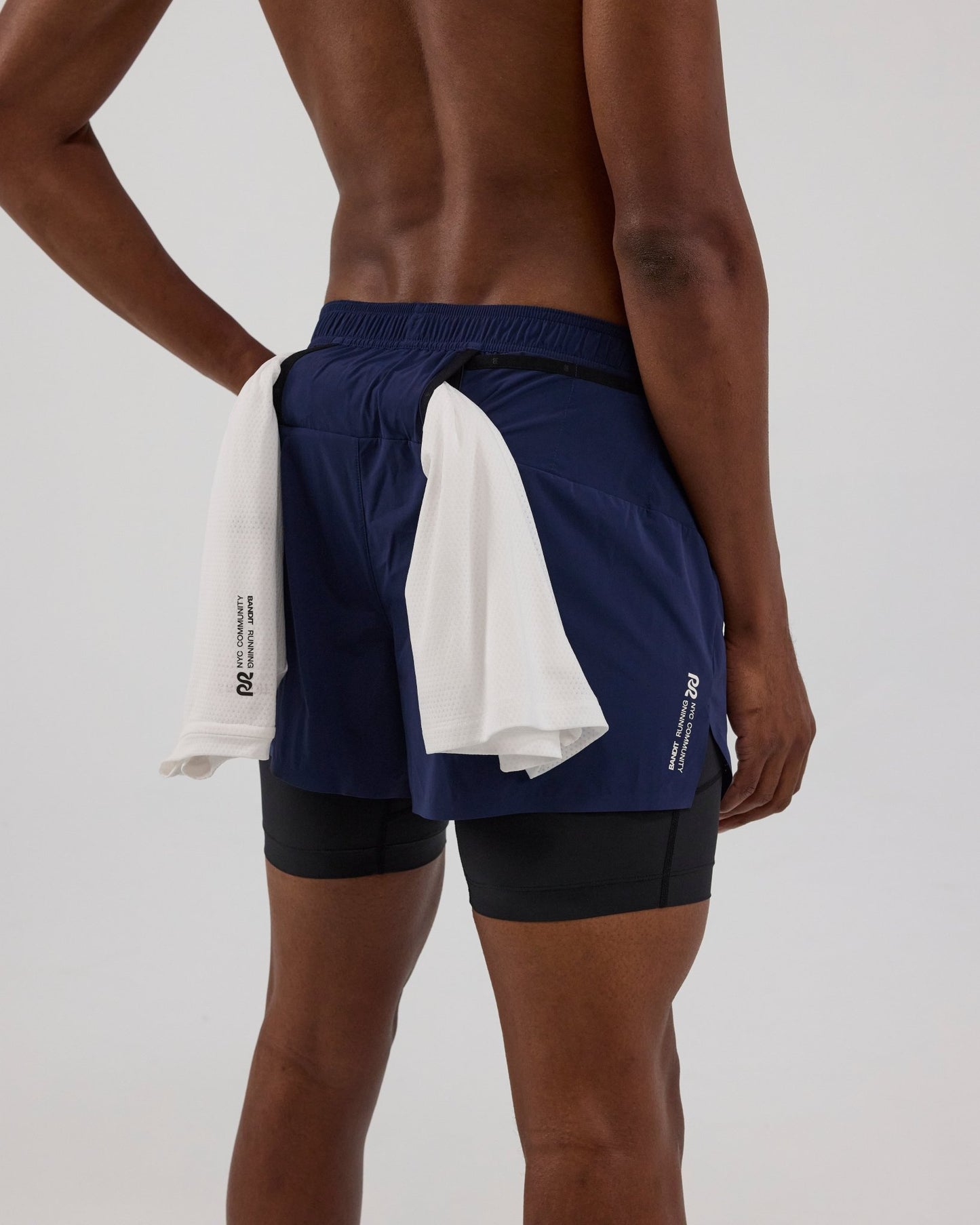 Bandit Men's Vento™ 2 - In - 1 Run Short - NY Navy - Interval Running