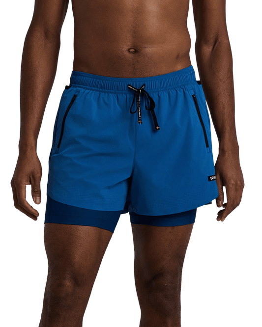 Bandit Men's Vento™ Next Gen 2 - In - 1 Run Short - Aegean - Interval Running