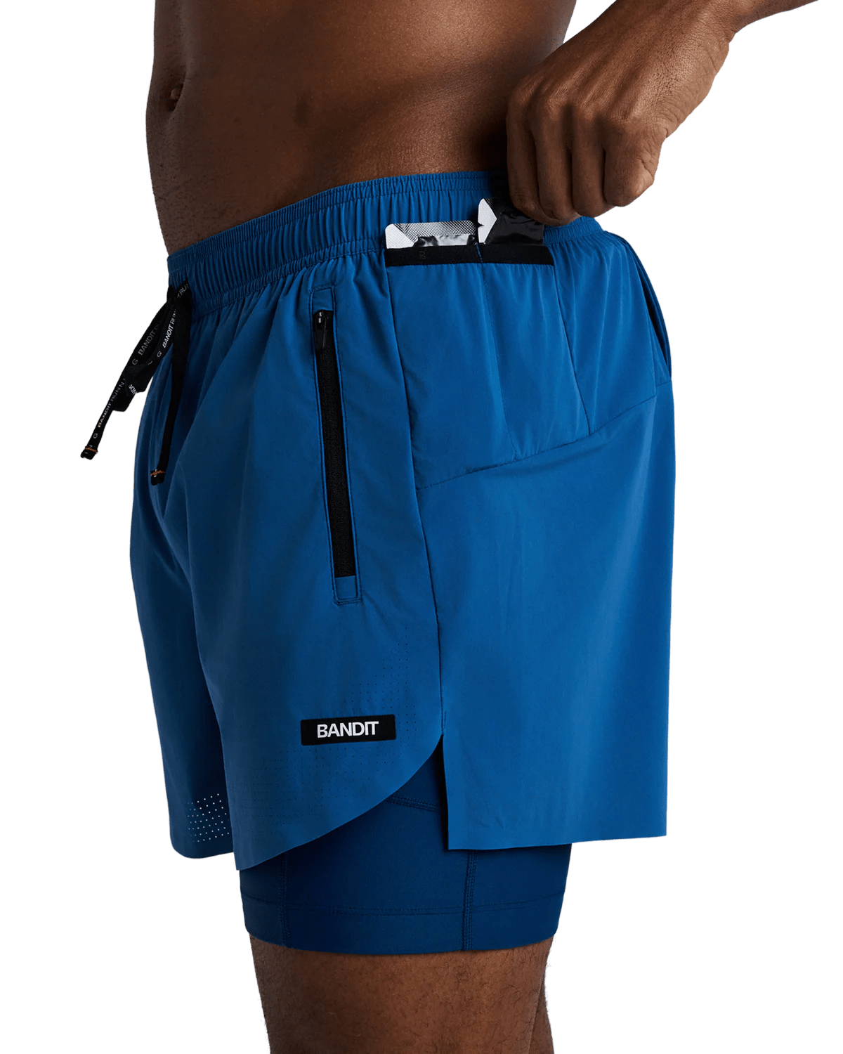 Bandit Men's Vento™ Next Gen 2 - In - 1 Run Short - Aegean - Interval Running