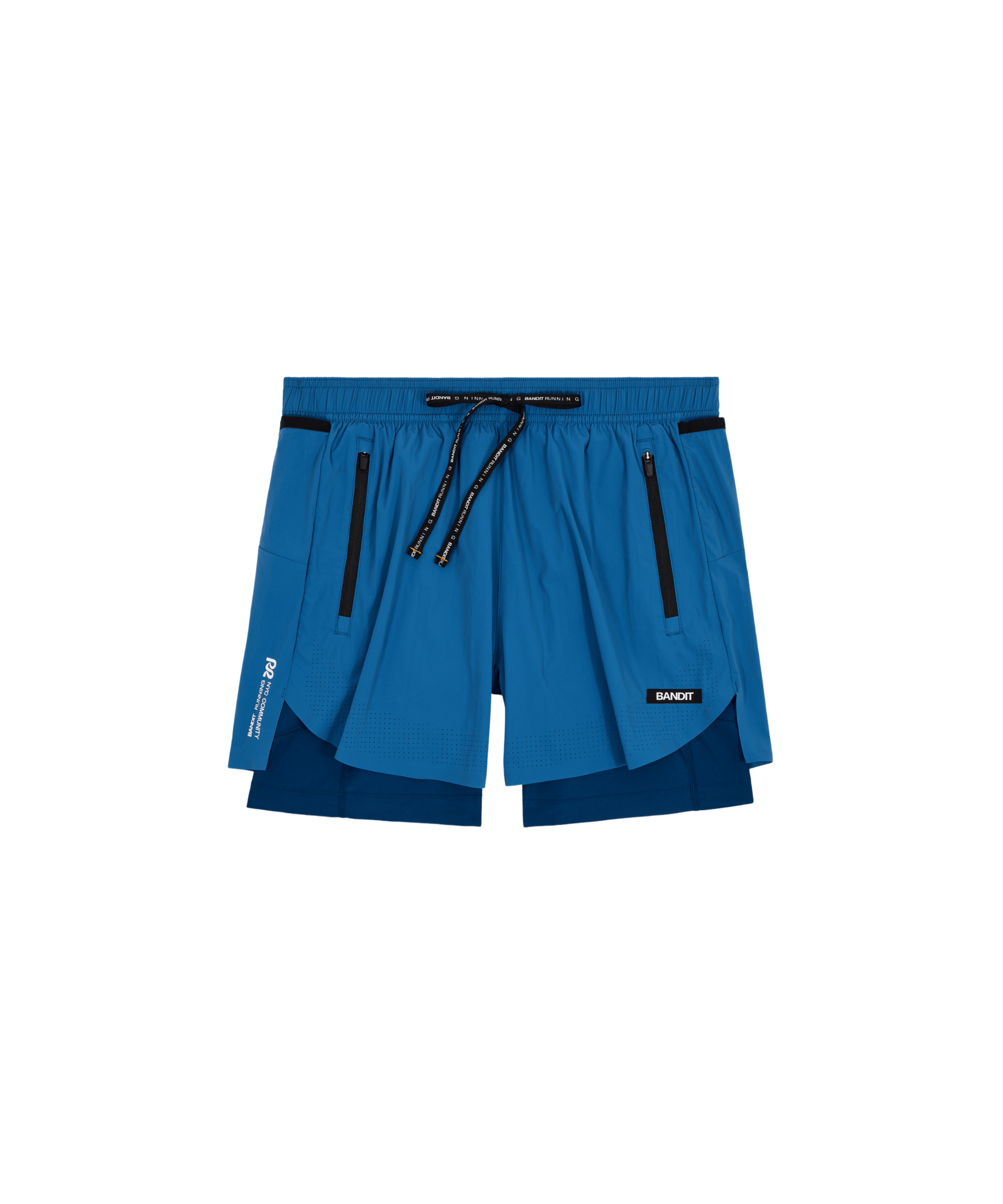 Bandit Men's Vento™ Next Gen 2 - In - 1 Run Short - Aegean - Interval Running