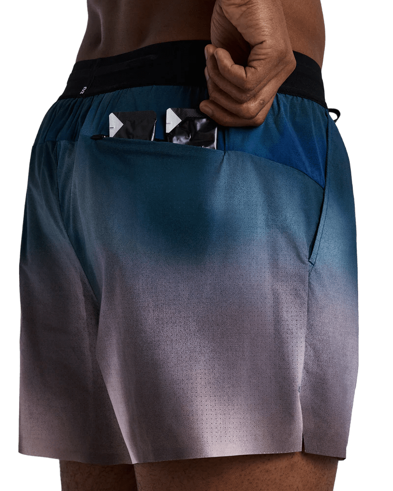Bandit Men's Vento™ Next Gen 5" Run Short - Flow State Aegean Multi - Interval Running