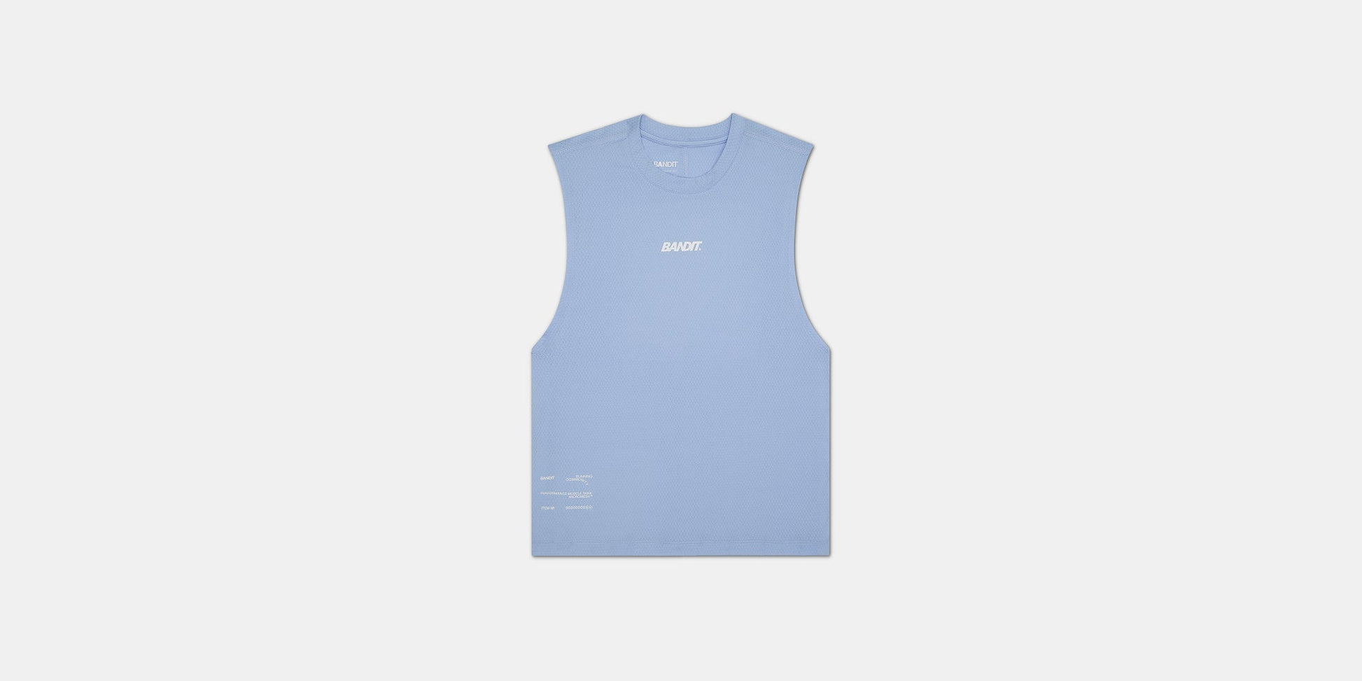 Bandit Micromesh™ Women's Run Tank - Breeze Blue - Interval Running