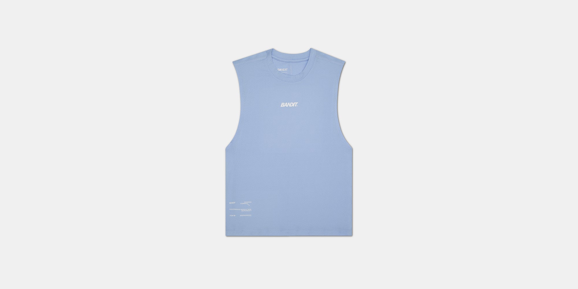Bandit Micromesh™ Women's Run Tank - Breeze Blue - Interval Running