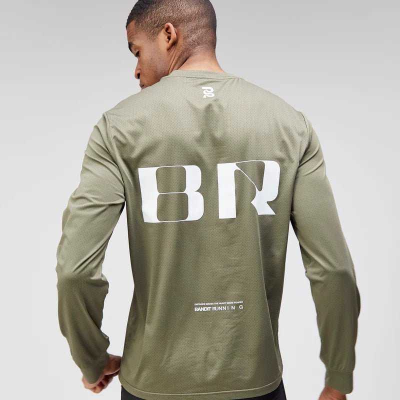 Bandit NanoMesh™ Long Sleeve - Fatigue - Interval Running