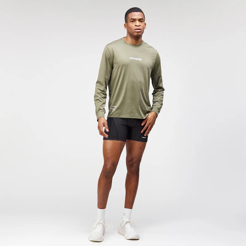 Bandit NanoMesh™ Long Sleeve - Fatigue - Interval Running