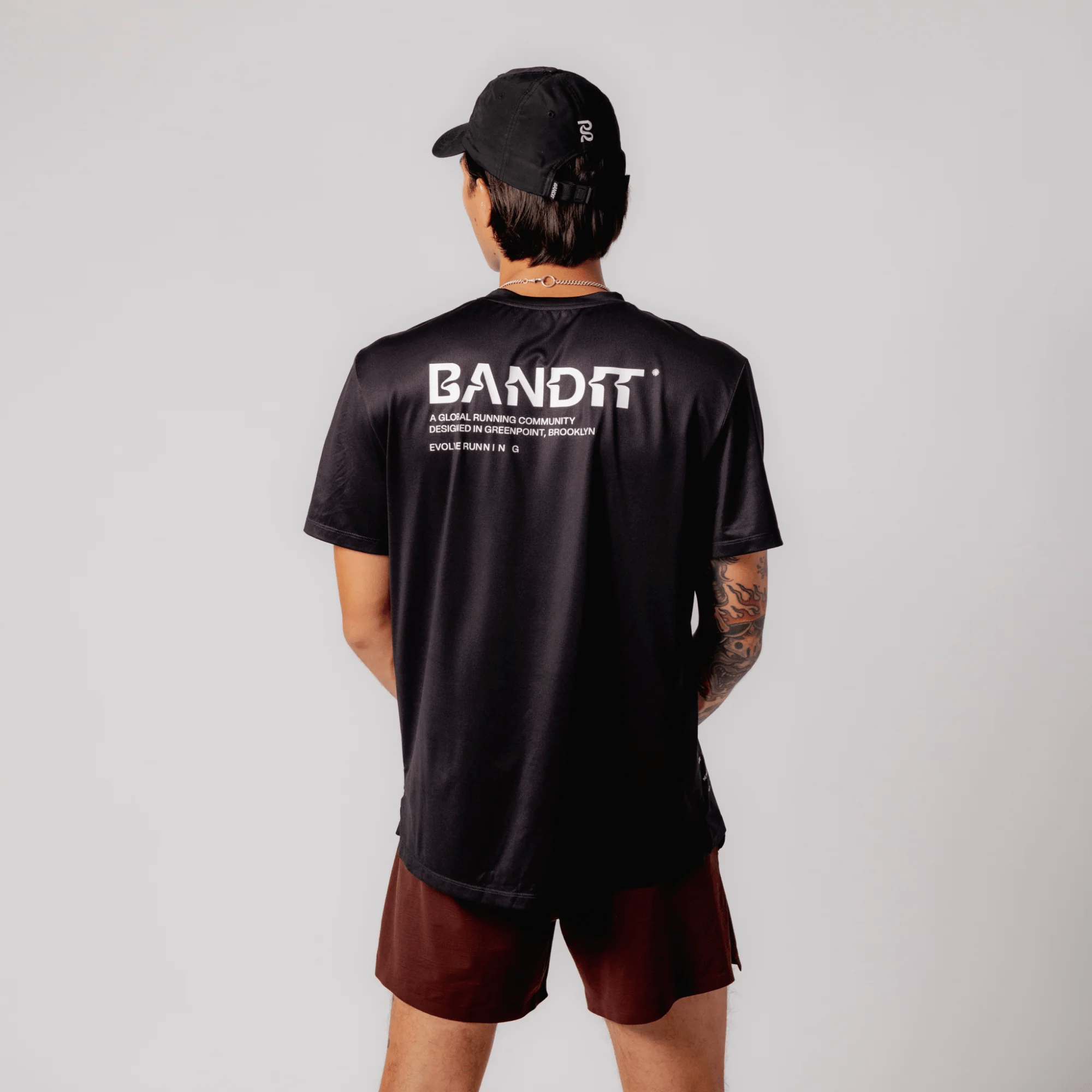Bandit Nylon Dad Hat - Black - Interval Running