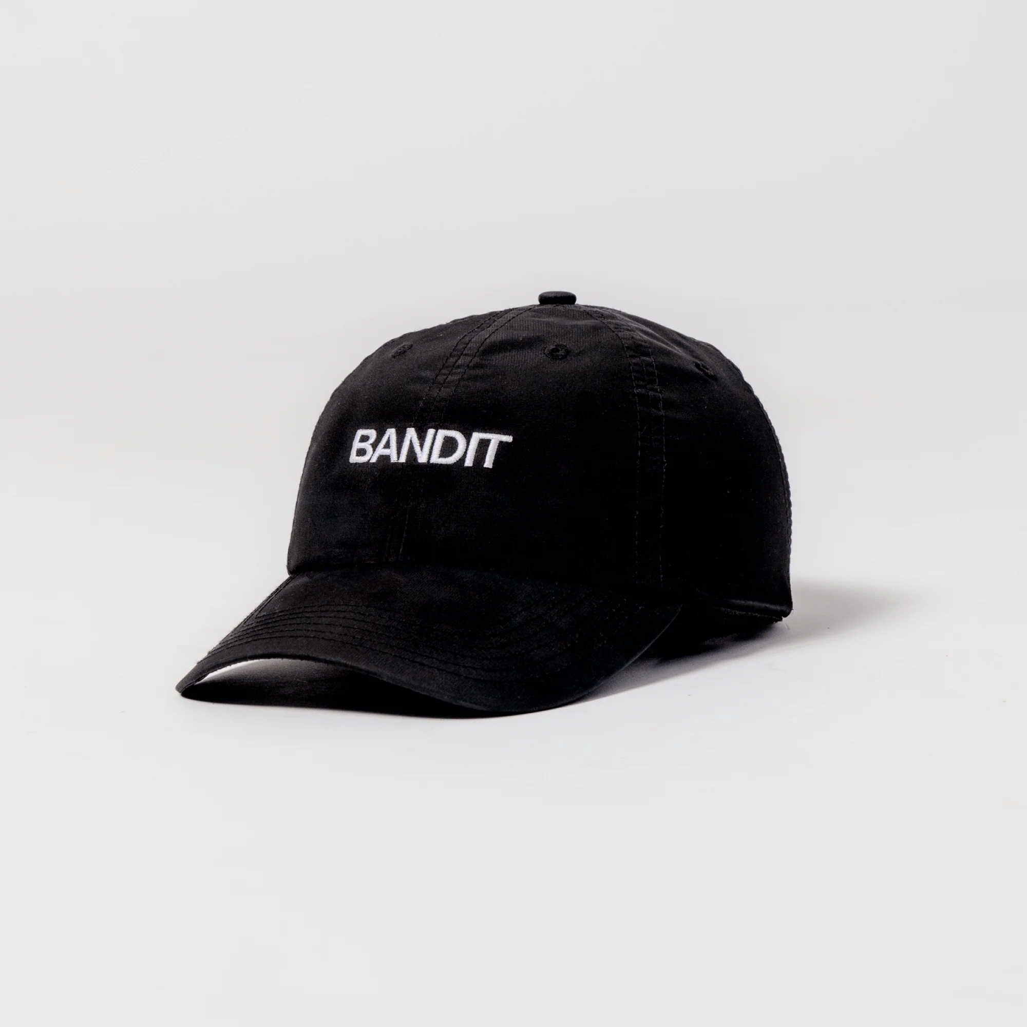 Bandit Nylon Dad Hat - Black - Interval Running