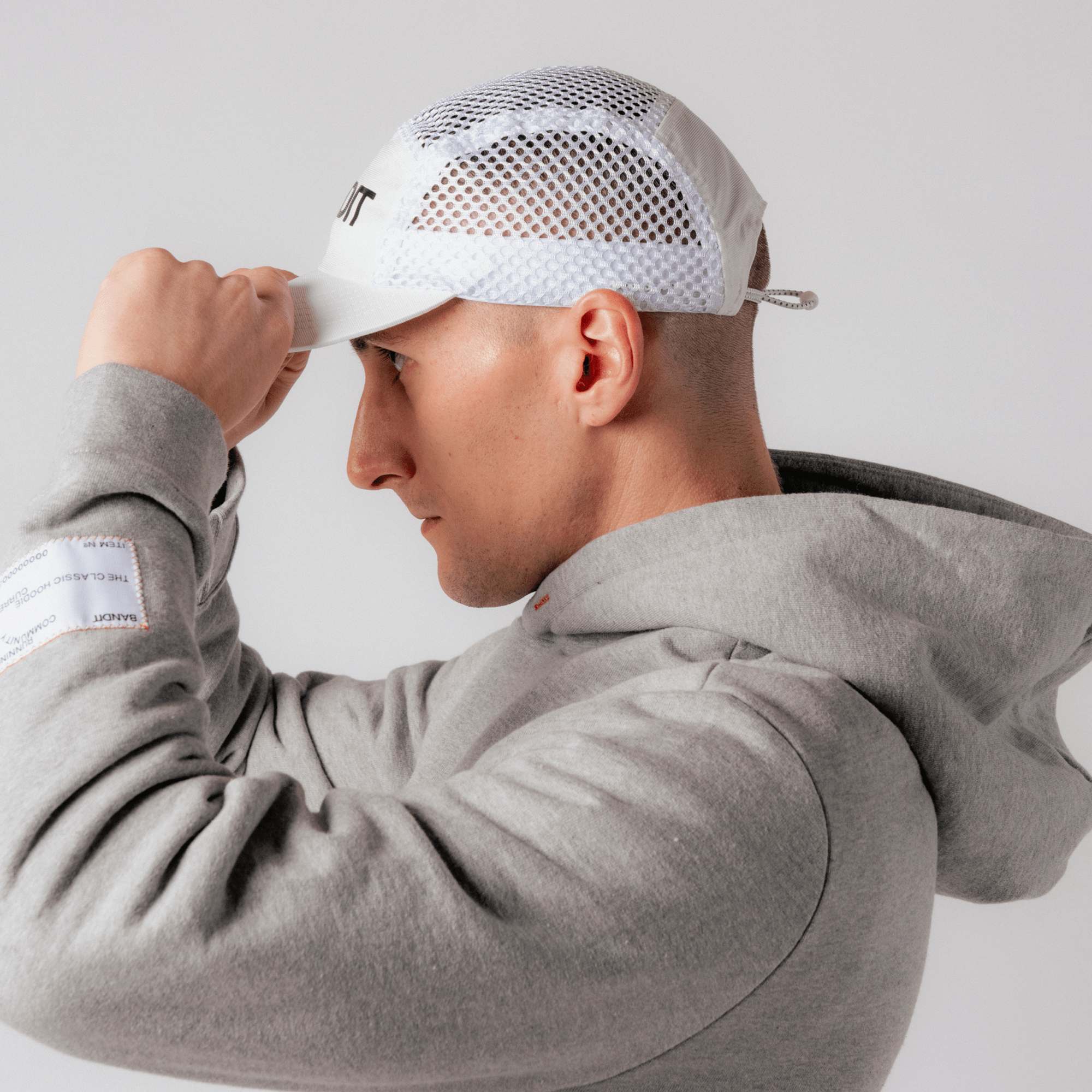 Bandit OG Mesh Hat – White - Interval Running