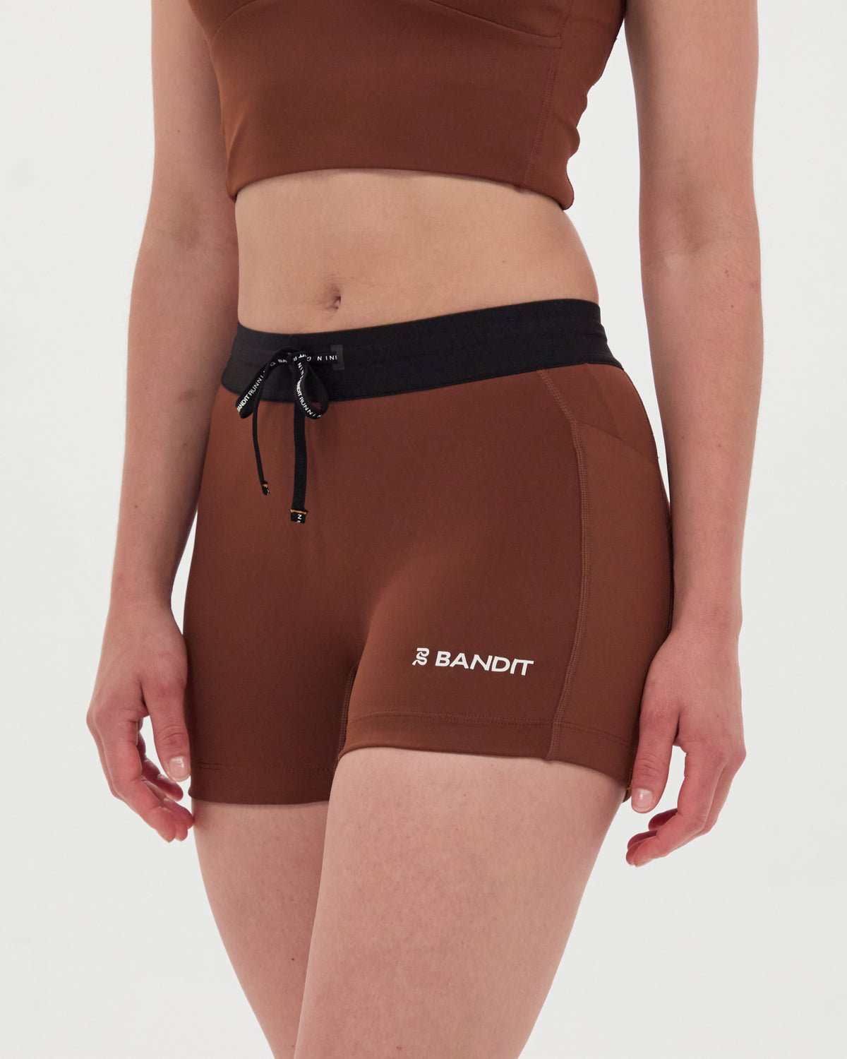 Bandit Stamina™ 3" Women's Compression Shorts - Coffee Bean - Interval Running