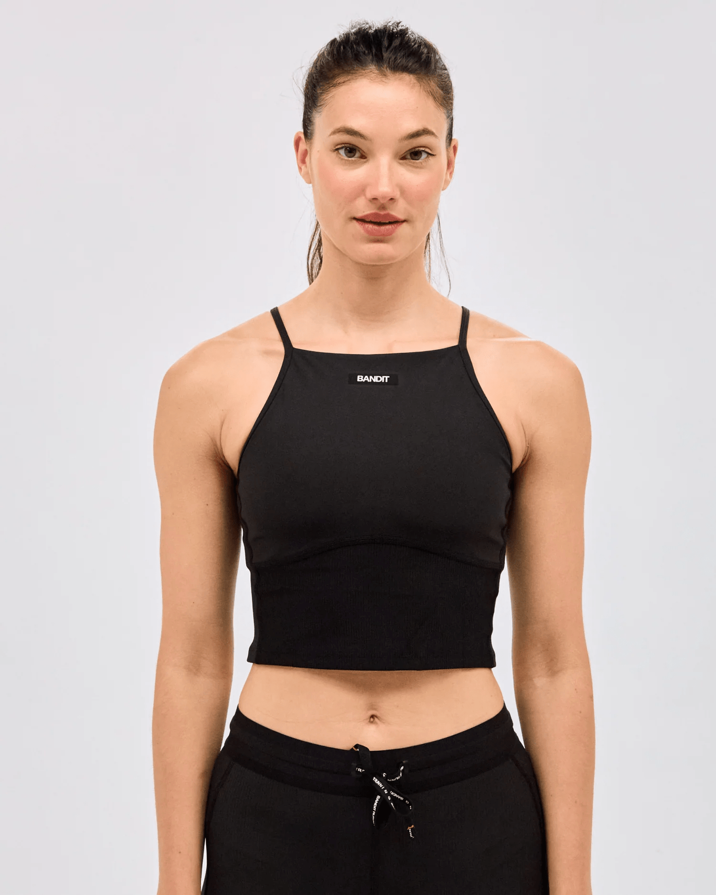 Bandit Stamina™ 7 Pocket Nova Crop - Black - Interval Running