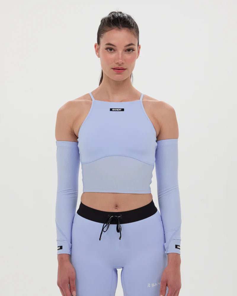 Bandit Stamina™ 7 Pocket Nova Crop - Breeze Blue - Interval Running