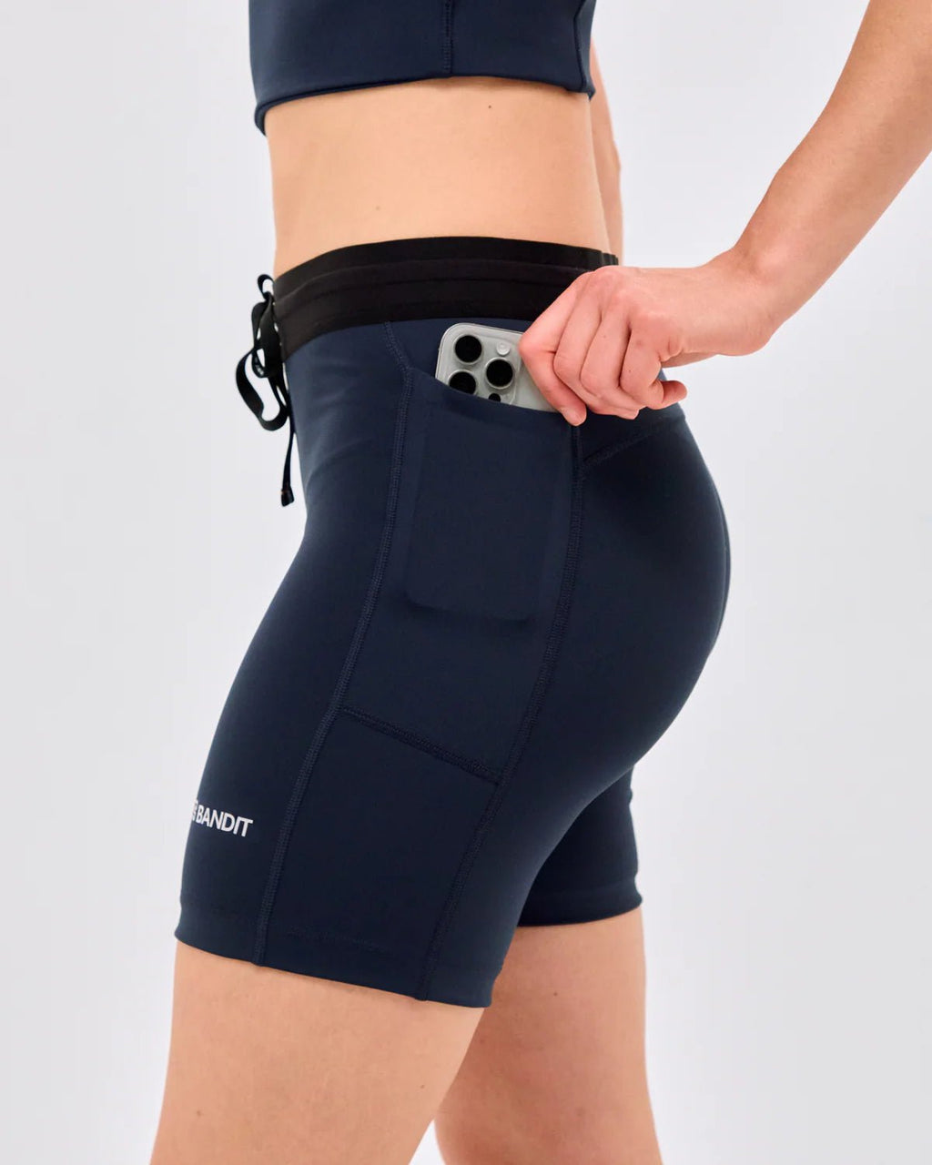 Bandit Stamina™ 7" Women's Compression Shorts - New York Navy - Interval Running