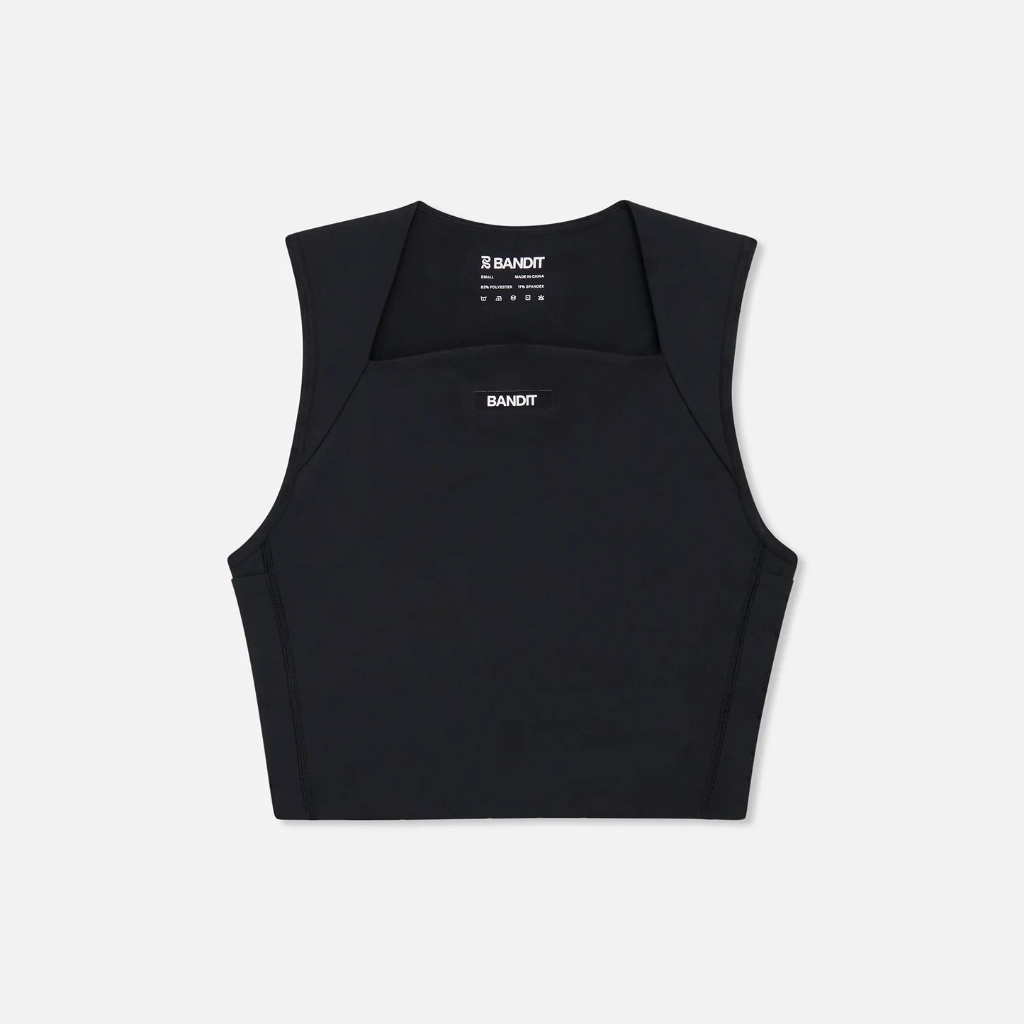 Bandit Stamina™ Iris Crop - Black - Interval Running