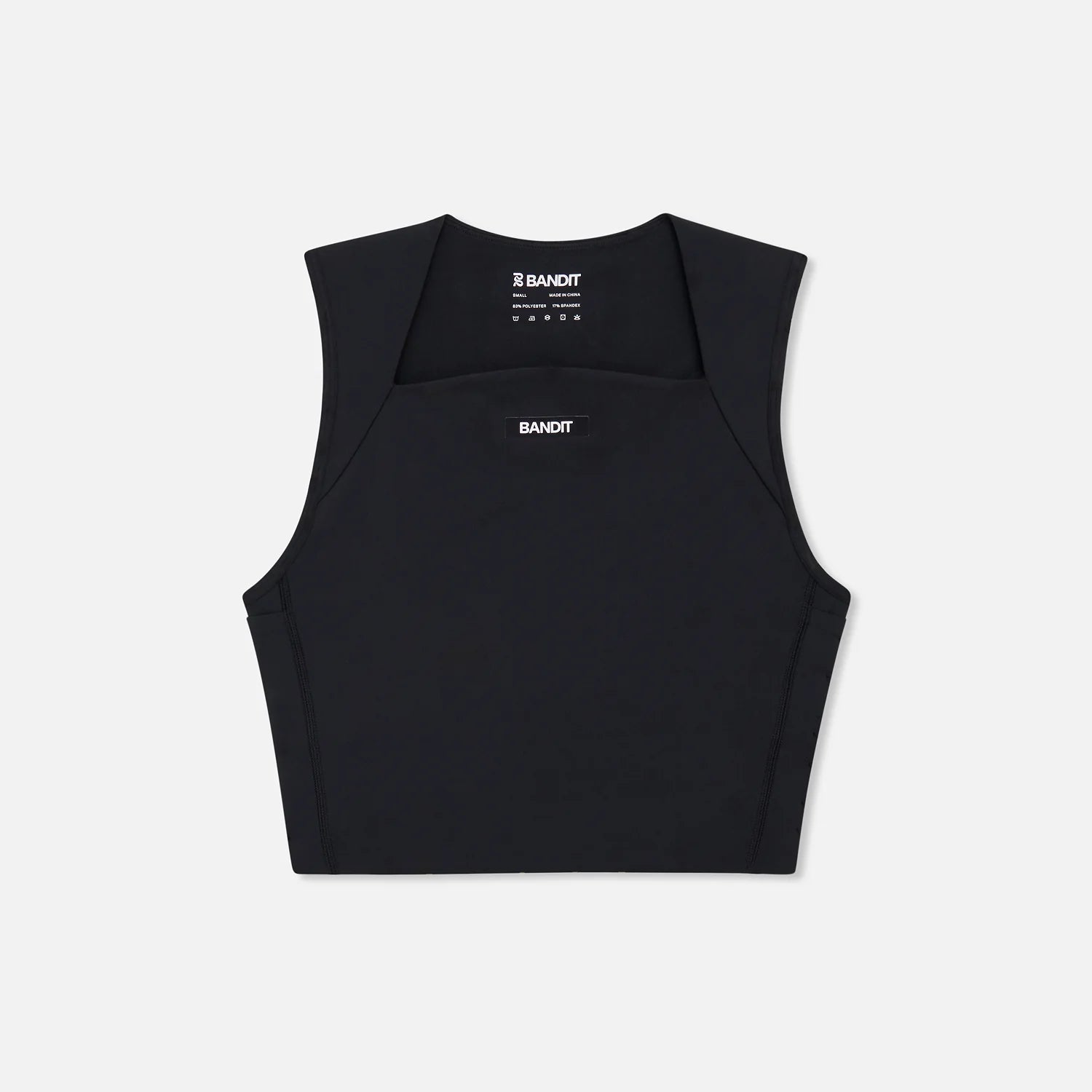 Bandit Stamina™ Iris Crop - Black - Interval Running