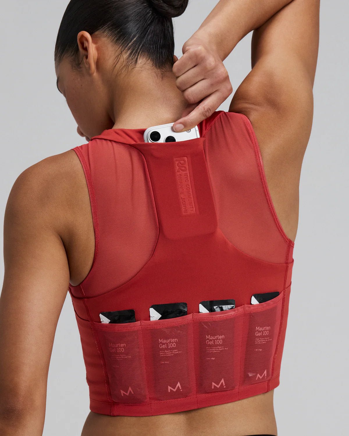 Bandit Stamina™ - V Lycra Race Crop - Rusted Apricot - Interval Running