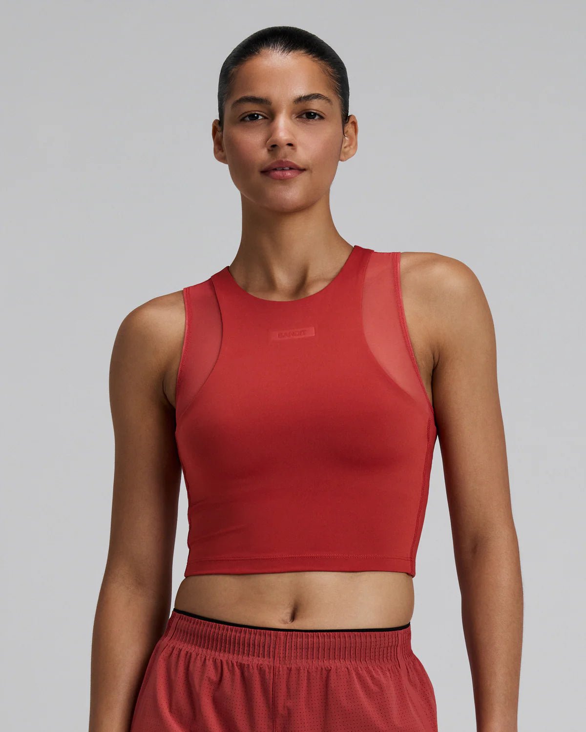 Bandit Stamina™ - V Lycra Race Crop - Rusted Apricot - Interval Running