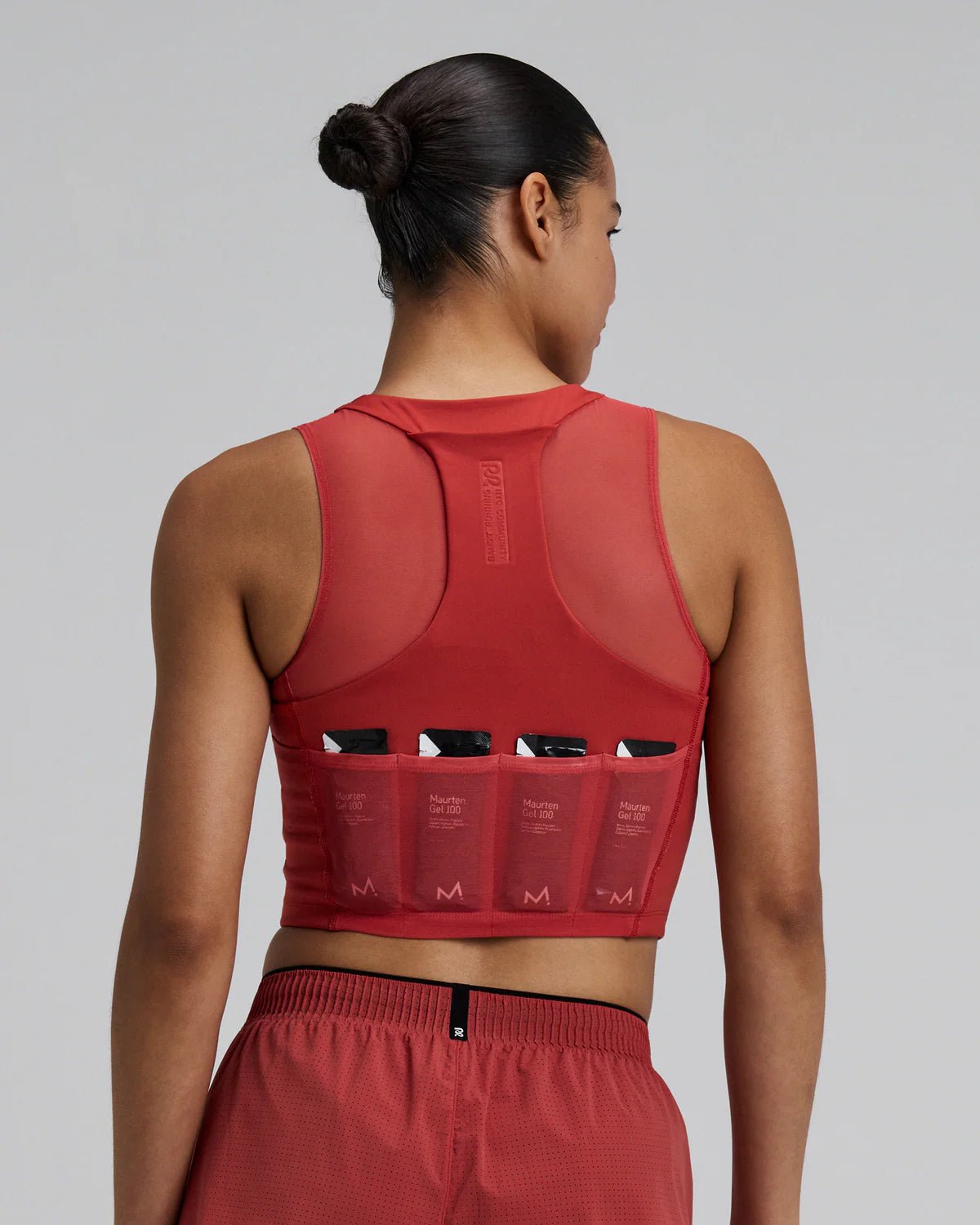 Bandit Stamina™ - V Lycra Race Crop - Rusted Apricot - Interval Running