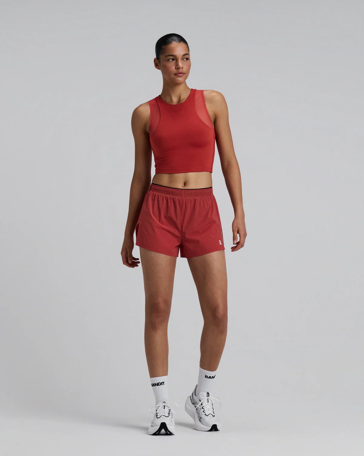 Bandit Stamina™ - V Lycra Race Crop - Rusted Apricot - Interval Running