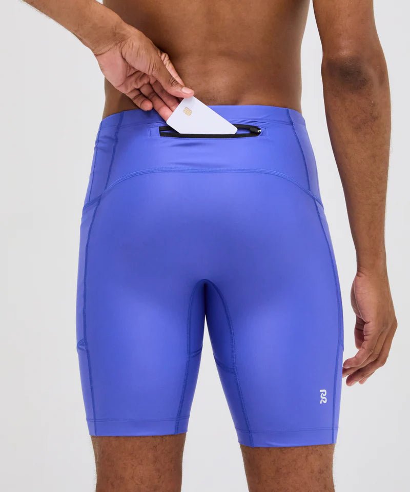 Bandit Superbeam™ 7 Pocket Half Tights - Deep Peri Blue - Interval Running