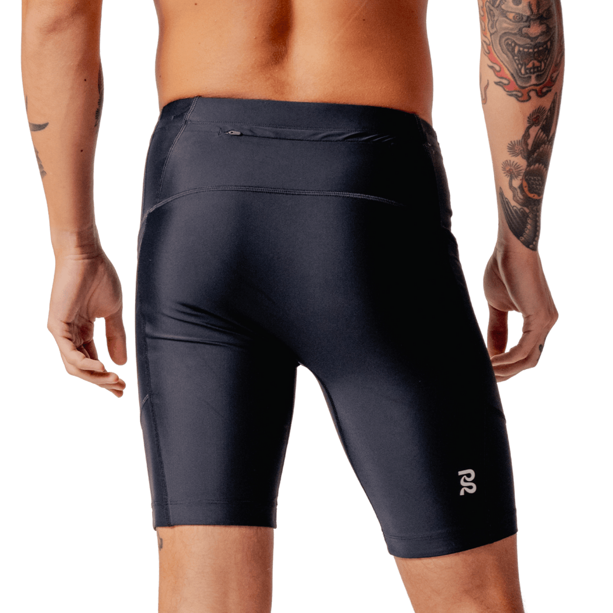 Bandit Superbeam™ Next Gen 7 Pocket Half Tights - Black - Interval Running
