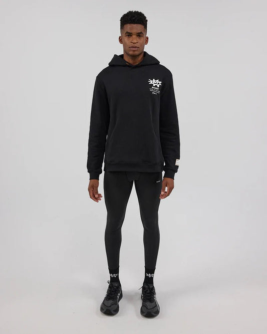 Bandit The Cotton Fleece "Loyal to the Soil" Hoodie, Unisex - Black - Interval Running
