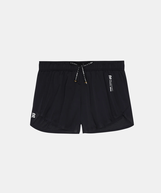 Bandit Vento™ 4" Women's Wave Short - Black - Interval Running