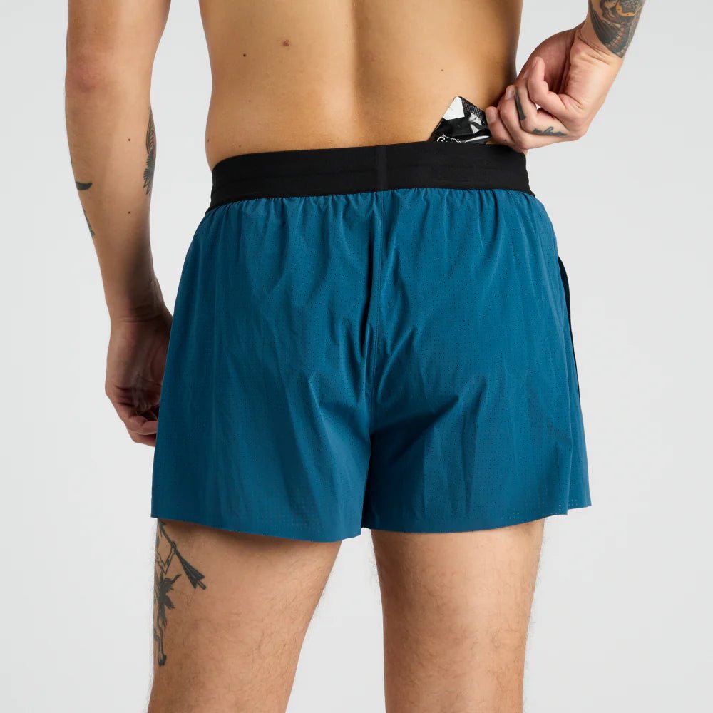 Bandit Vento™ Men's 3" Splitty Short - Teal - Interval Running